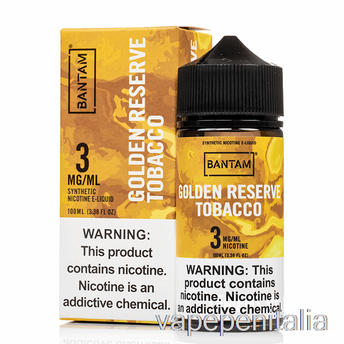 Penna Vape Tabacco Riserva Dorata - Bantam Vape - 100ml 0mg